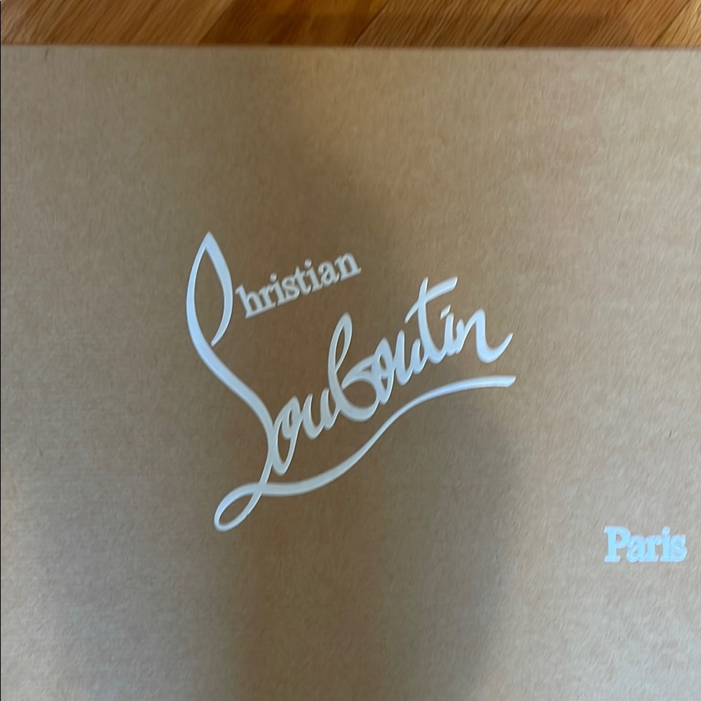 Christian Louboutin Nude Beige Studded Ankle-Strap Heels 36 6 36.5 6.5 - Picture 4 of 8